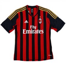2013-2014 AC Milan Home Fans 1:1 Retro Soccer Jersey