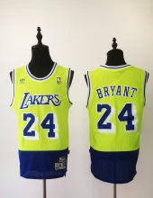 NBA Lakers 24 retro stitching green blue 1:1 Quality