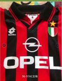 1996-1997  AC Milan Home 1:1 Quality Retro Soccer Jersey