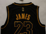 NBA Laker 23 black gold 1:1 Quality