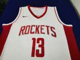 NBA Rockets 13 new season white 1:1 Quality