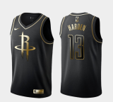 NBA Rocket 13 black gold 1:1 Quality