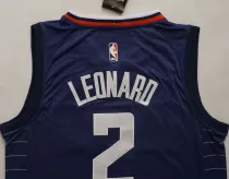 NBA New season Express (new fabric print) Leonard city version 2 dark blue, black, white 1:1 Quality
