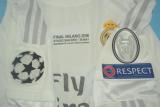2015-2016 Retro Real Madrid Home Long Sleeve 1:1 Quality Soccer Jersey