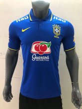 22/23 Brazil Polo Blue Fan 1:1 Quality Soccer Jersey