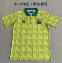 1991 Newcastle Away Fans 1:1 Quality Retro Soccer Jersey