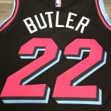 NBA Heat crew crew black 22 Jim Butler with chip 1:1 Quality
