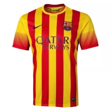 2013-2014 Retro Barcelona Away Yellow 1:1 Quality Soccer Jersey