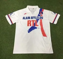 1990-1991 PSG Away Fans 1:1 Quality Retro Soccer Jersey