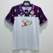 1992-1993 Fiorentina Away Fans 1:1 Quality Retro Soccer Jersey