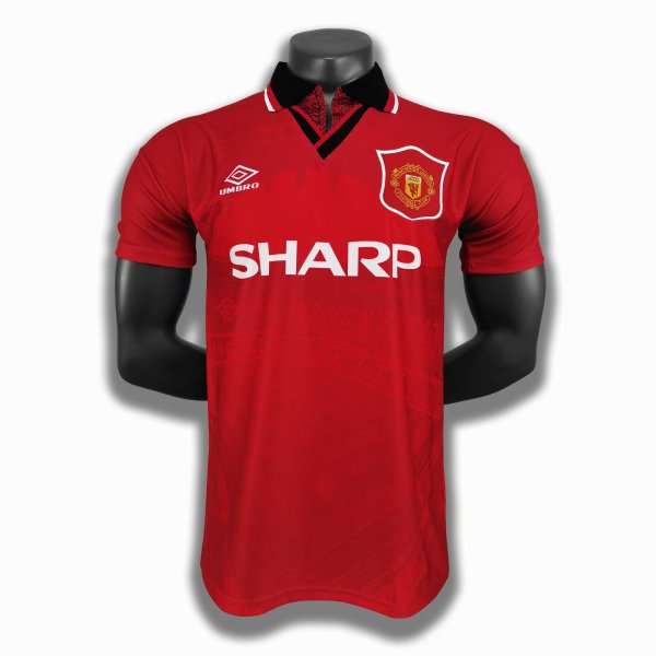 1994-1996 Manchester United Home 1:1 Quality Retro Soccer Jersey