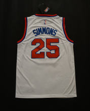 NBA 76ers 25 white 1:1 Quality