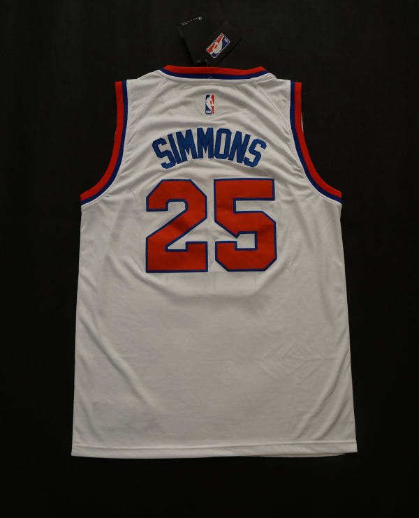 NBA 76ers 25 white 1:1 Quality