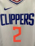 NBA Clipper away 【customized】Leonard No.2 1:1 Quality