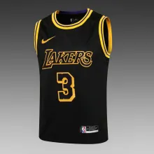 NBA Laker black Davis No.3 1:1 Quality