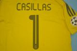2010-2011 Retro Real Madrid Yellow GK 1:1 Quality Soccer Jersey