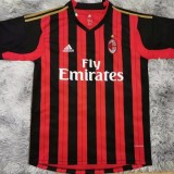 2013-2014 AC Milan Home Fans 1:1 Retro Soccer Jersey