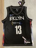 NBA Nets Harden No.13 1:1 Quality