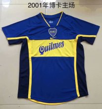 2001 Boca Home Fans 1:1 Quality Retro Soccer Jersey