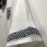 1990 England Home 1:1 Quality Retro Soccer Jersey