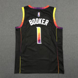 22/23 Suns BOOKER #1 Black 1:1 Quality NBA Jersey