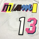 22/23 Heat Adebayo #13 White City Edition 1:1 Quality NBA Jersey