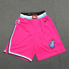 19/20 Heat Pink Earned Edition 1:1 Quality NBA Pants