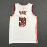 22-23 Heat WADE #3 White 1:1 Quality NBA Jersey