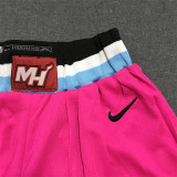 19/20 Heat Pink Earned Edition 1:1 Quality NBA Pants