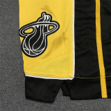 20/21 Heat Yellow Earned Edition 1:1 Quality NBA Pants