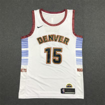 Nuggets JOKIC #15 White City Edition 1:1 Quality NBA Jersey