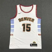 Nuggets JOKIC #15 White City Edition 1:1 Quality NBA Jersey