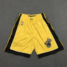 20/21 Heat Yellow Earned Edition 1:1 Quality NBA Pants