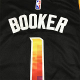 22/23 Suns BOOKER #1 Black 1:1 Quality NBA Jersey