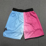 20/21 Heat Pink Blue City Edition 1:1 Quality NBA Pants