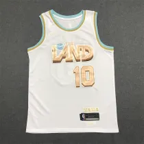 22-23 Cleveland Cavaliers CARLAND #10 White City Edition 1:1 Quality NBA Jersey
