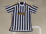 23/24 Juventus Black White Player Version 1:1 Quality Soccer Jersey