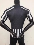23/24 Juventus Black White Player Version 1:1 Quality Soccer Jersey