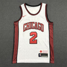 22/23 Bull BALL #2 White City Edition 1:1 Quality NBA Jersey