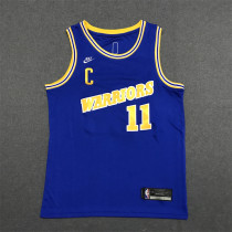 22/23 Warriors Thompson #11 Blue 1:1 Quality Retro NBA Jersey