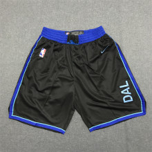 18/19 Dallas Mavericks Black City Edition 1:1 Quality NBA Pants