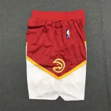 Hawks Red 1:1 Quality Retro NBA Pants