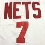 22/23 Nets Durant #7 White 1:1 Quality Retro NBA  Jersey