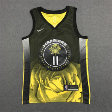 22/23 Warriors Thompson #11 Black Rose City Edition 1:1 Quality NBA Jersey