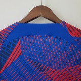 23/24 PSG Blue Red Fans Version 1:1 Quality Training Shirt