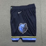 Grizzlies Navy Blue 1:1 Quality NBA Pants