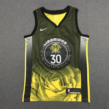 22/23 Warriors CURRY #30 Black Rose City Edition 1:1 Quality NBA Jersey