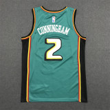 Detroit Pistons Cunningham #2 Green 1:1 Quality NBA Jersey
