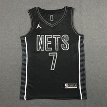 22/23 Nets Durant #7 Black 1:1 Quality NBA  Jersey