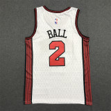 22/23 Bull BALL #2 White City Edition 1:1 Quality NBA Jersey